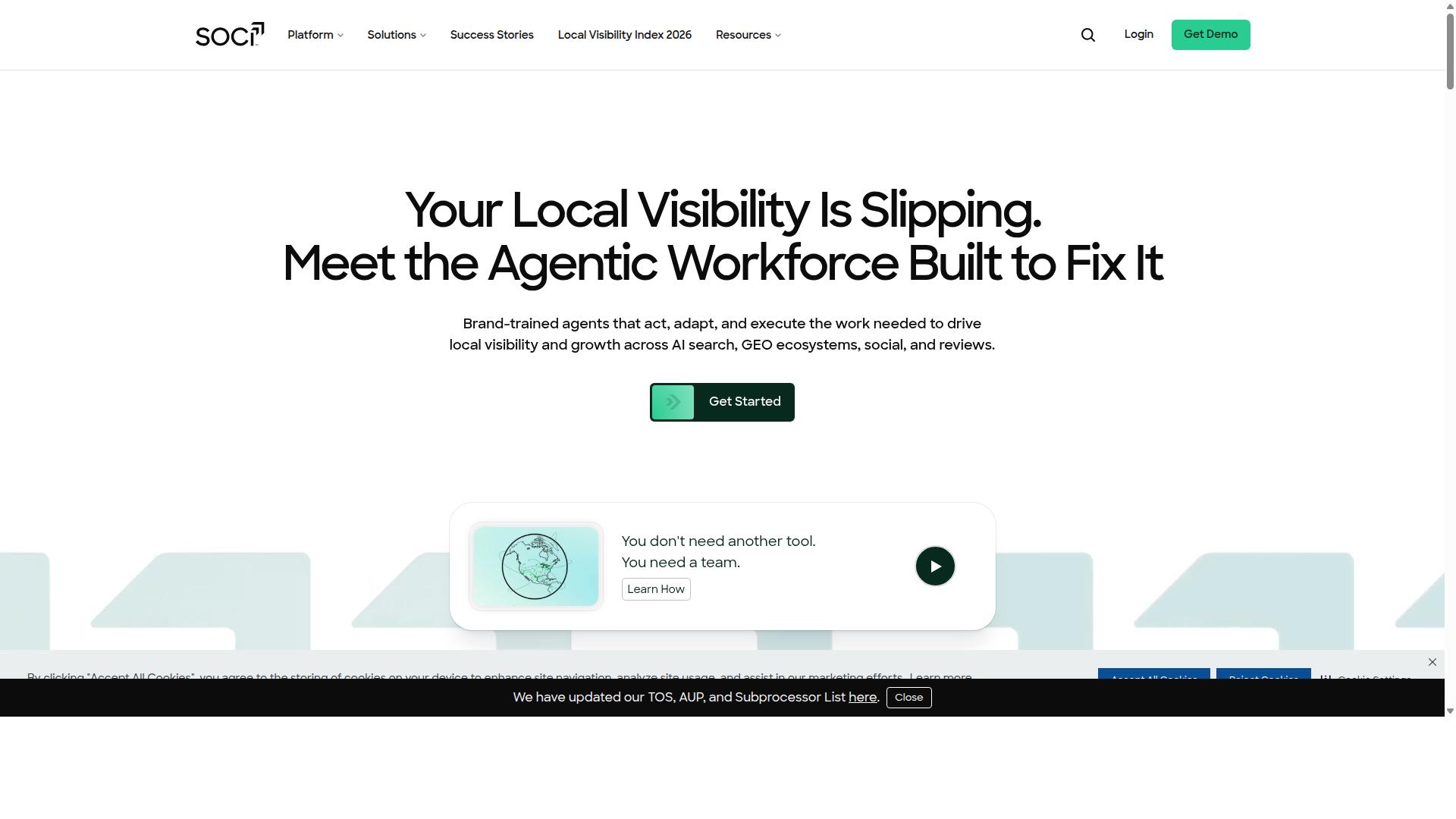 SOCi website